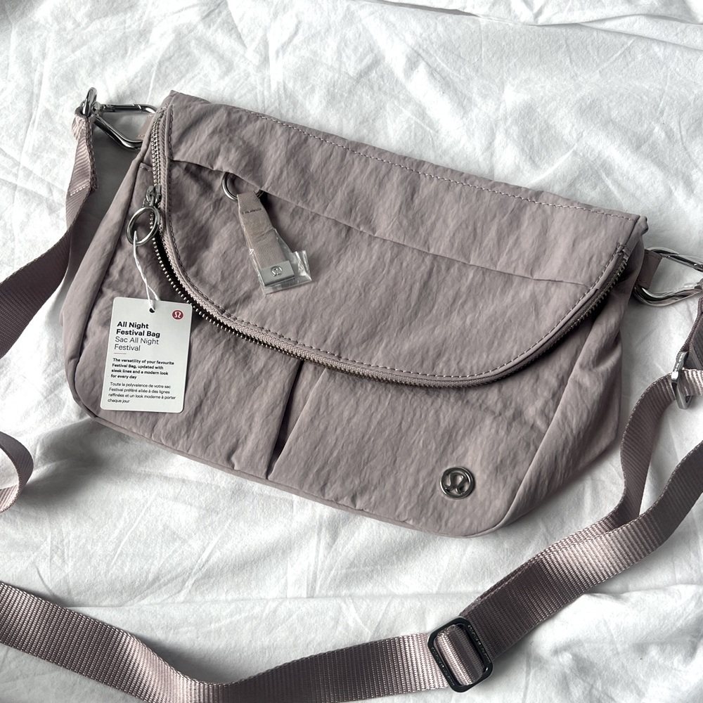Lululemon All Night Festival Bag 5L Mauve - NWT
